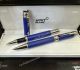 2023 Newest Mont Blanc Scipione Borghese Rollerball Blue Silver Pen (3)_th.jpg